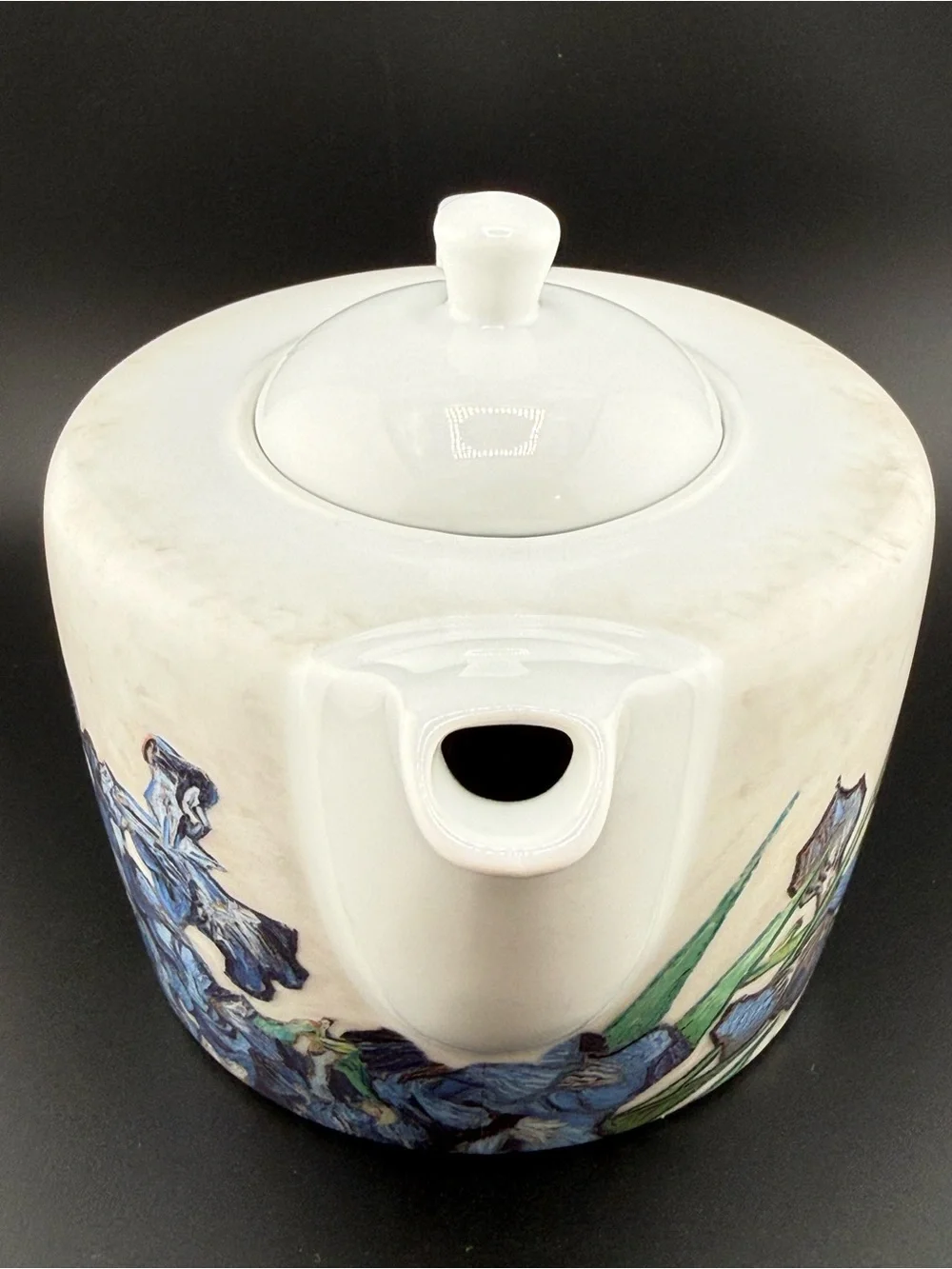 Van Gogh Irises Tea Set The Met Museum Teapot & 2 Cups Porcelain Displayed Only